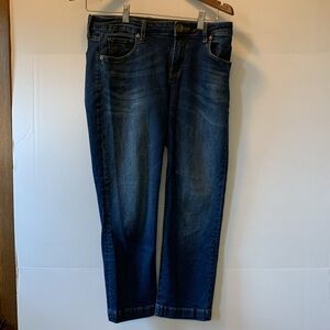 Kut From The Kloth Crop Straight Leg Women’s Blue Jeans Size 6
